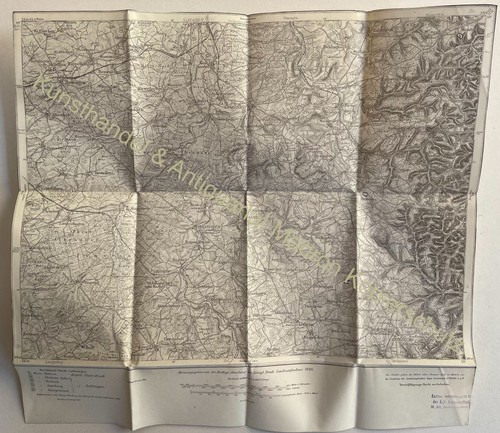 Orig karte landkarte - orig., elsass