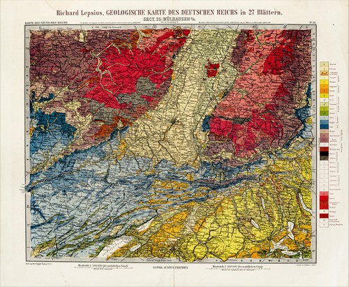 Geologische karte deutsches - geologische,