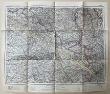 alte Landkarte Karte 45x53cm