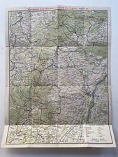 orig. Karte Landkarte Elsass