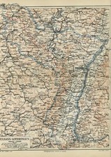 Karte von ELSASS-LOTHRINGEN