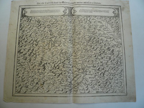Schweiz rheinlauf anno 1592 - anno,